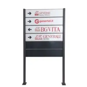 Piantana segnaletica esterni