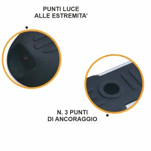 Delimitatore corsie caratteristiche