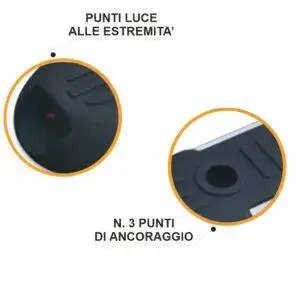 Delimitatore corsie caratteristiche