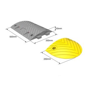 Dosso rallentatore di velocita fino a 20 km h altezza 5 cm dettaglio 1