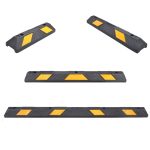 Fermaruota in gomma per parcheggio disponibile in quattro lunghezze
