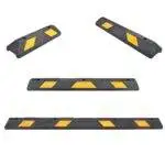 Fermaruota in gomma per parcheggio disponibile in quattro lunghezze