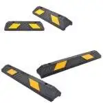 Kit fermaruota in gomma per parcheggio disponibile in due lunghezze