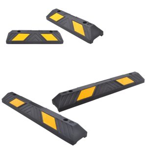 Kit fermaruota in gomma per parcheggio disponibile in due lunghezze