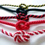 Cordone intrecciato per colonnina segnapercorso telescopica