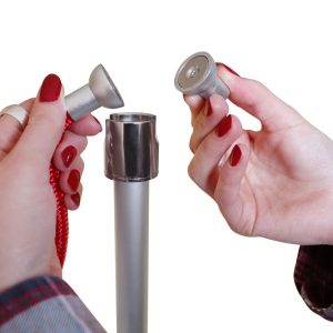 Cordone intrecciato per colonnina segnapercorso telescopica 2