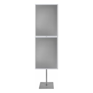 Cornice a scatto autoportante doppia 50x70 monofacciale bifacciale verticale angolo vivo con un montante