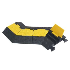 Dosso passacavi due canali angolare destro e sinistro