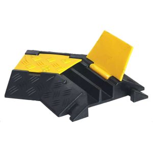 Dosso passacavi due canali angolare sinistro 1