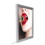 Cornice a scatto 50x70 da vetrina con illuminazione LED