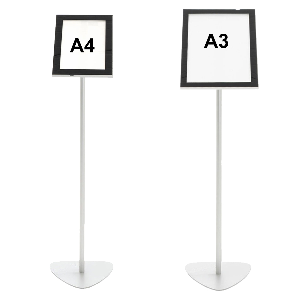 Leggio luminoso orientabile con batteria per stampati A3 A4