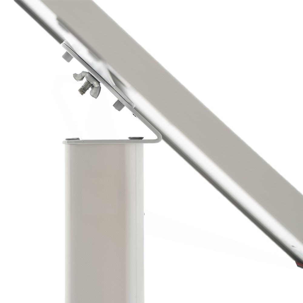 Leggio luminoso orientabile con batteria per stampati A3 A4 dettaglio