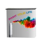 Banchetto promozionale con stampa su tessuto completo di stampa