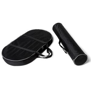 Banchetto promozionale curvo in pvc completo di stampa dettaglio sacca per trasporto