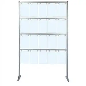 Message display stand with A4 vertical pockets - Image 4