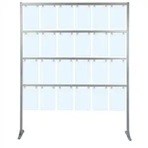 Message display stand with A4 vertical pockets - Image 5