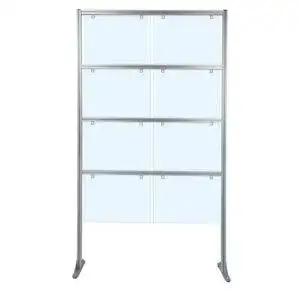 Message display stand with A3 horizontal pockets - Image 7