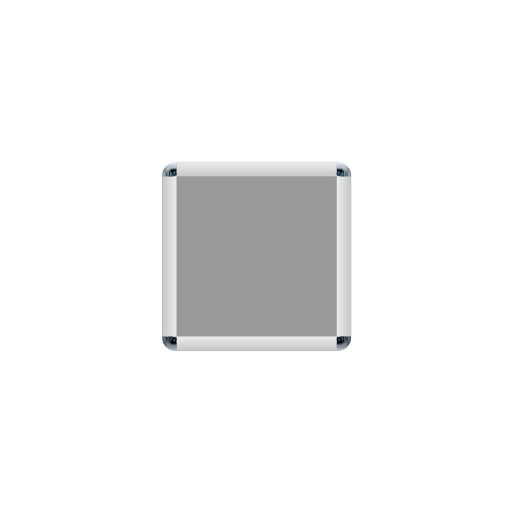 Cornice a scatto quadrata da parete 30x30 frame 25 angolo tondo