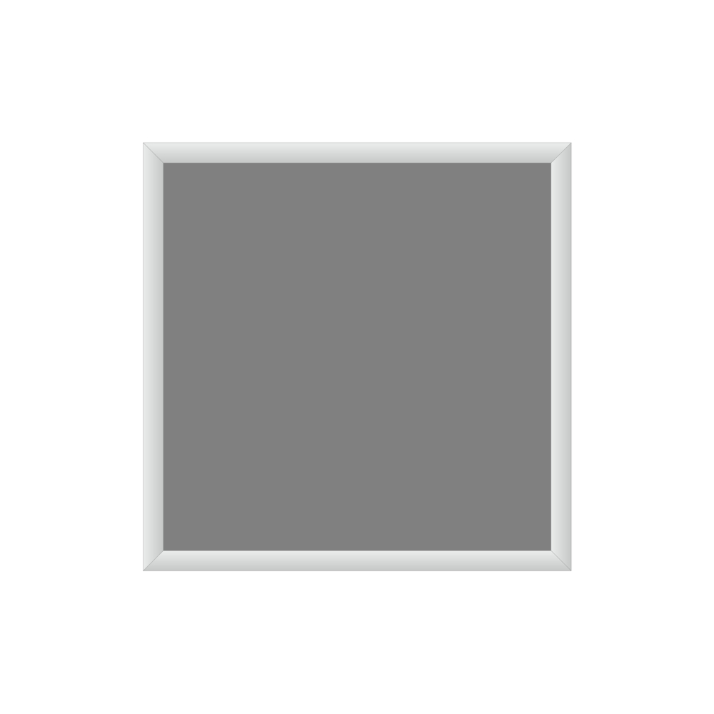 Cornice a scatto quadrata da parete 50x50 frame 25 angolo vivo