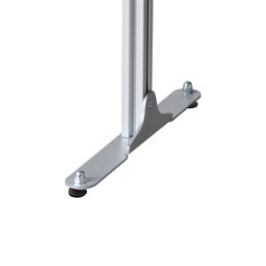 Espositore porta messaggi carrellato dettaglio piedini fissi