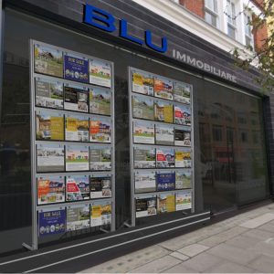 Espositore porta messaggi con tasche A4 orizzontale amb