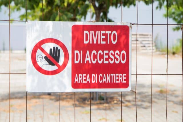 segnaletica di sicurezza