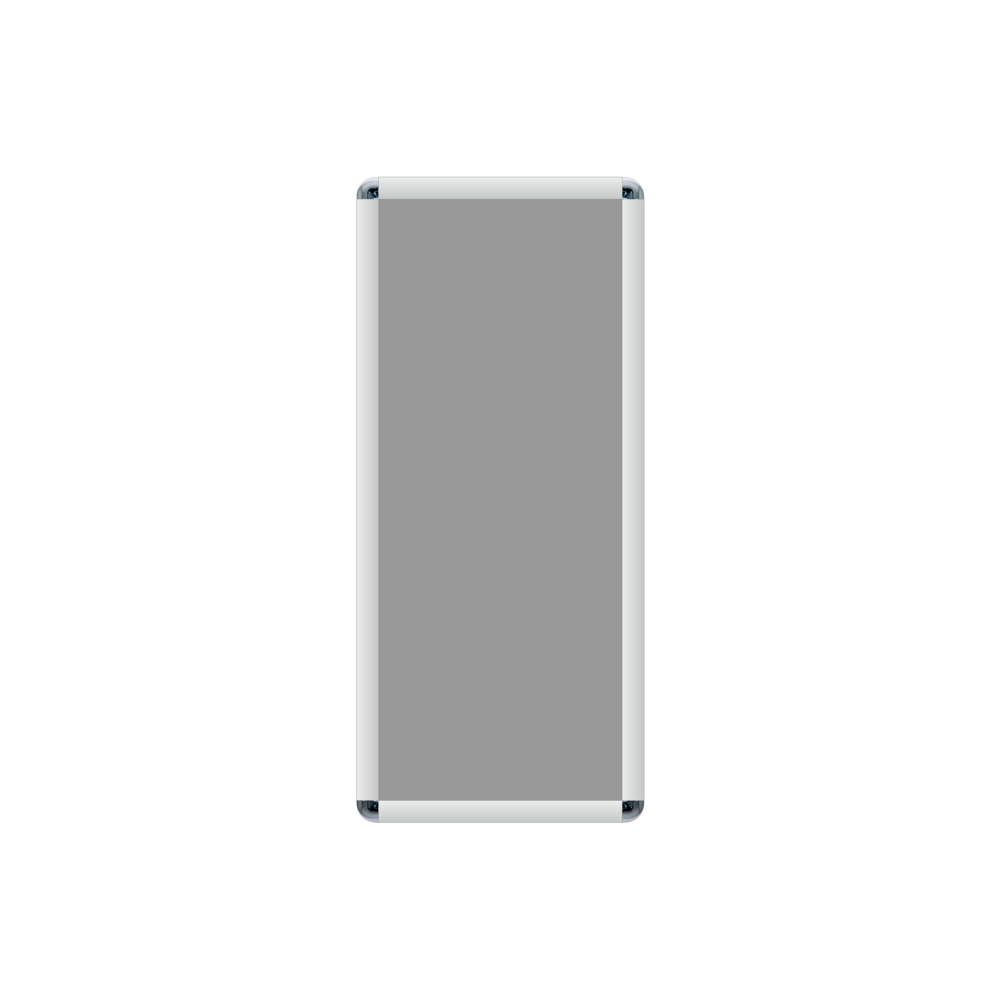 Cornice a scatto da parete 30x70 frame 25 angolo tondo