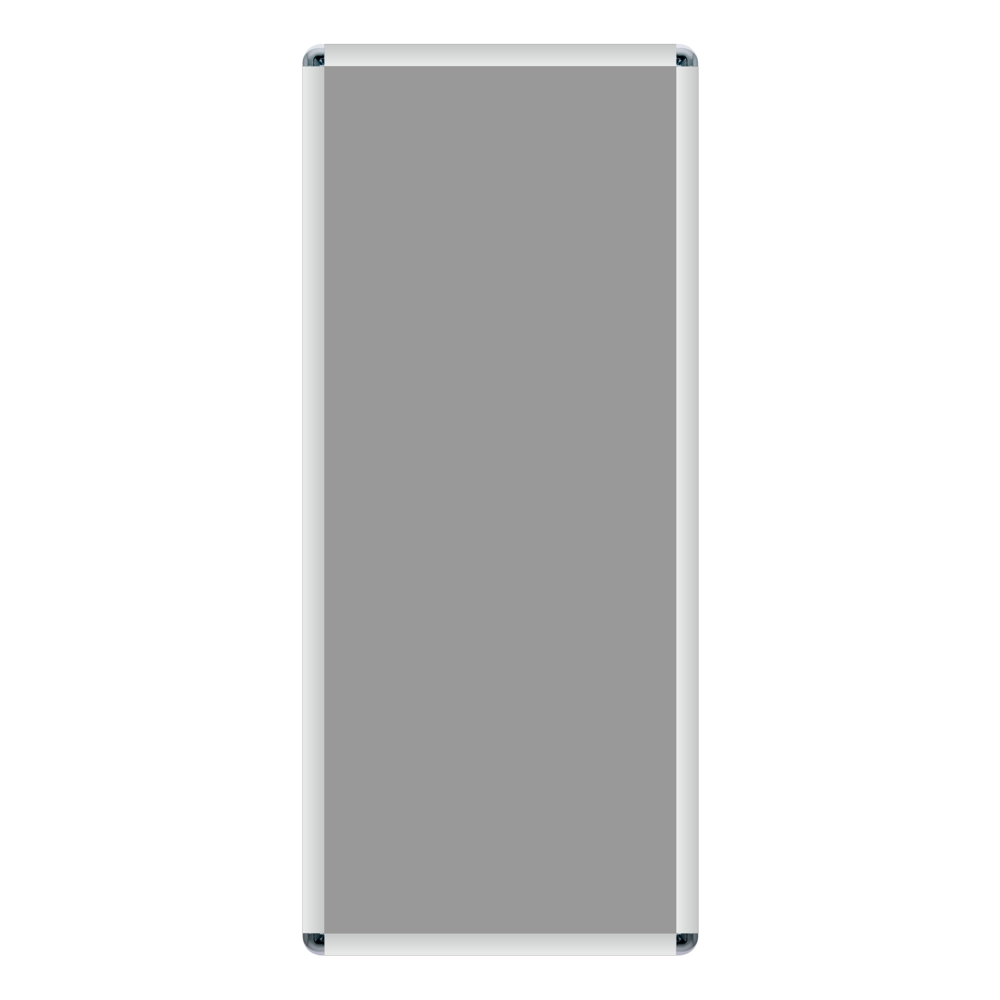 Cornice a scatto da parete 42x100 frame 25 angolo tondo