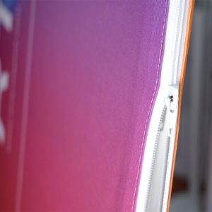 Fondale zip dritto personalizzabile trasportabile disponibile in varie misure dettaglio