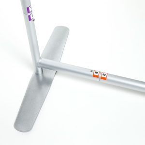 Fondale zip dritto personalizzabile trasportabile disponibile in varie misure dettaglio montaggio 2