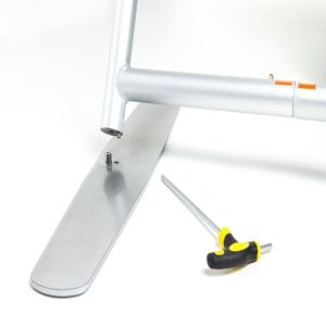 Fondale zip dritto personalizzabile trasportabile disponibile in varie misure dettaglio montaggio