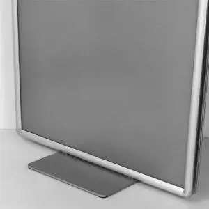 Cavalletto pubblicitario 70x100 con base ultrapiatta dettaglio base