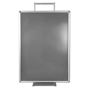 Cavalletto pubblicitario 70x100 con base ultrapiatta vista frontale