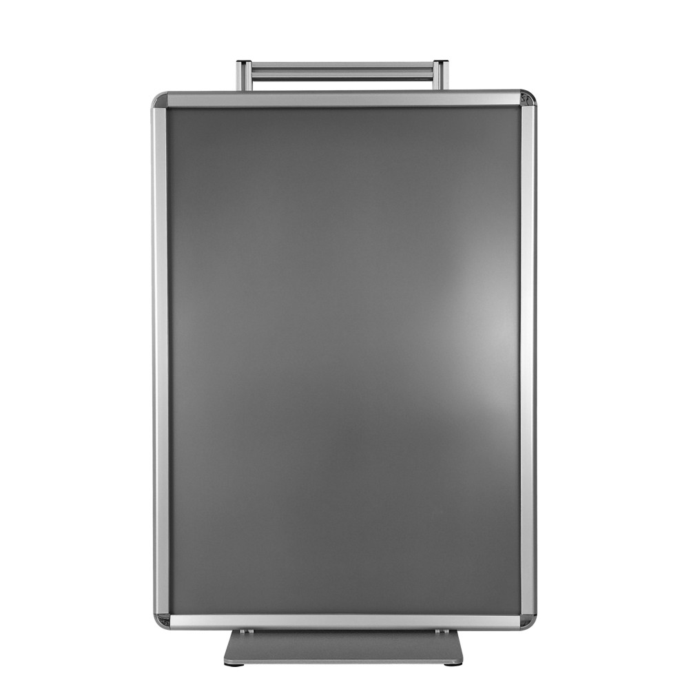 Chevalet publicitaire double face 70x100 pro avec base ultra-plate, vue de face