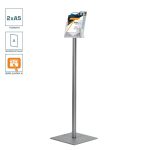 Portadepliant a piantana 2 tasche A5 serie quadra