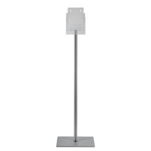 Portadepliant a piantana 2 tasche A5 serie quadra vista frontale