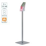 Portadepliant a piantana 3 tasche 1 3 A4 serie quadra