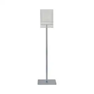 Portadepliant a piantana 3 tasche A4 serie quadra vista frontale