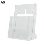 Portadepliant da banco 1 tasca a5 in plexy trasparente