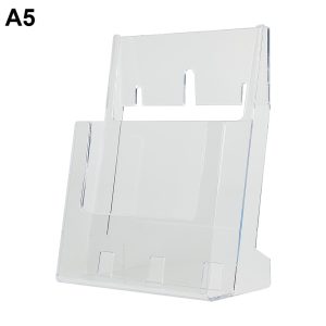 Portadepliant da banco 1 tasca a5 in plexy trasparente