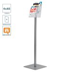 Portadepliant a piantana 4 tasche A5 serie quadra