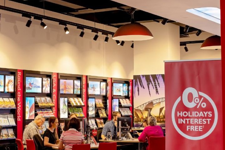 Porta depliant per agenzia viaggi