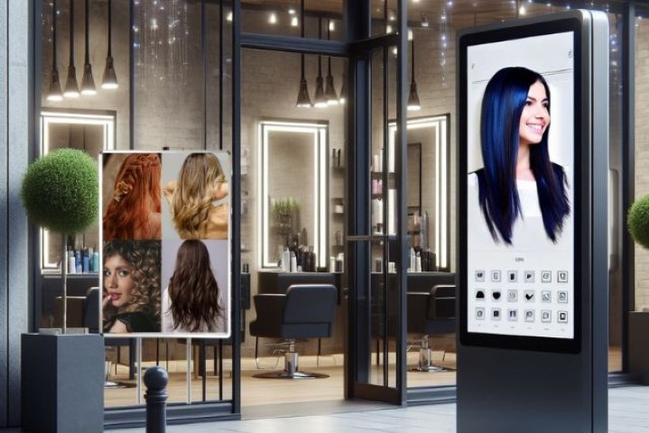 Vetrina per parrucchieri 3 strumenti di comunicazione