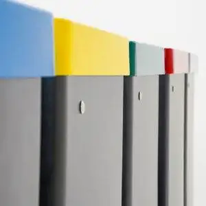 Cestino modulare per la raccolta differenziata con coperchi colorati 3