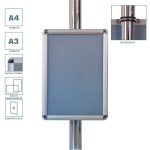 Cadre à pression avec collier