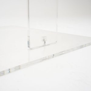 Leggio trasparente a podio con ripiano reggi libro dettaglio base