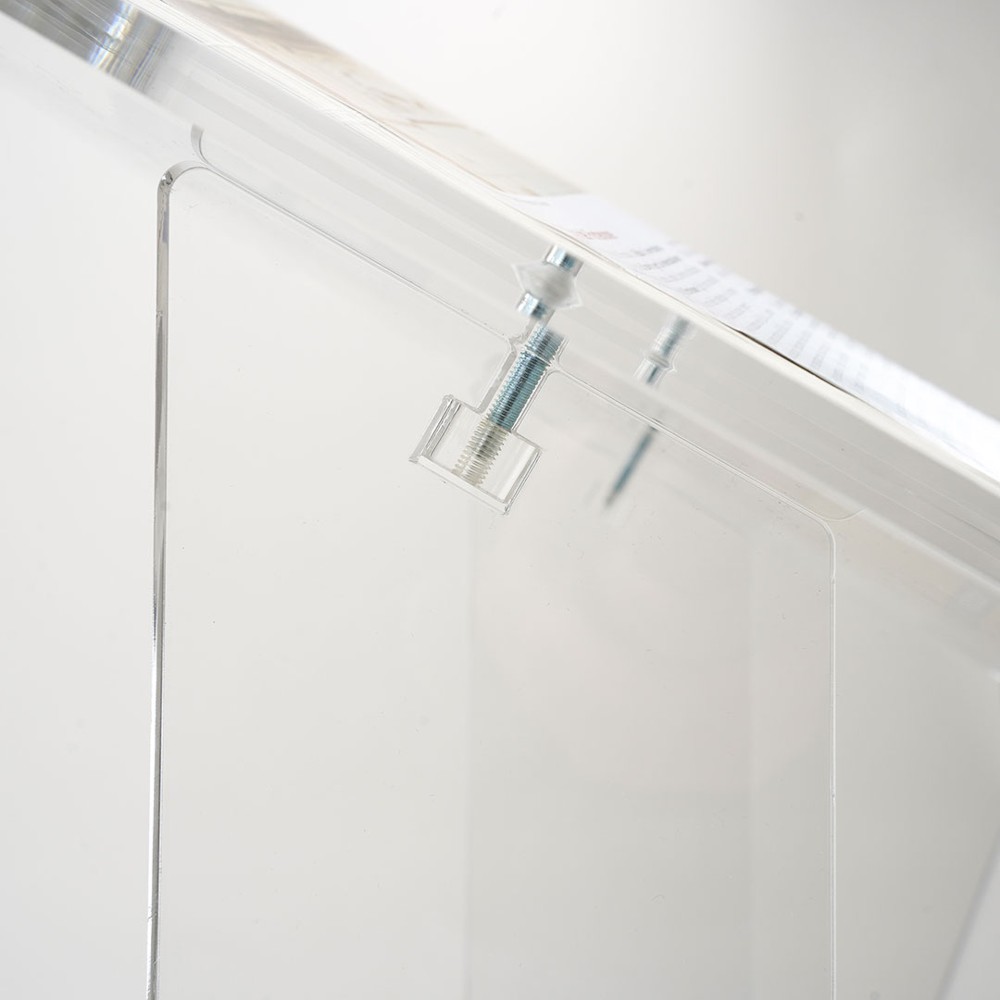 Leggio trasparente a podio con ripiano reggi libro dettaglio ripiano 3