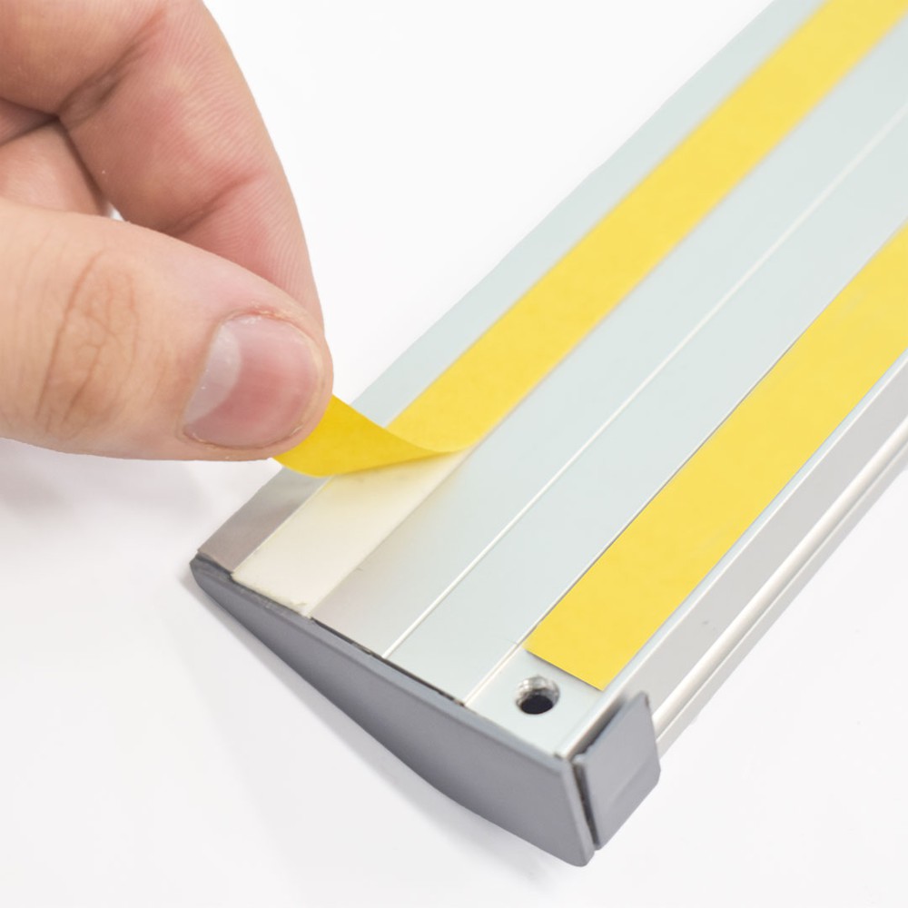 Barra in alluminio da parete porta comande retro