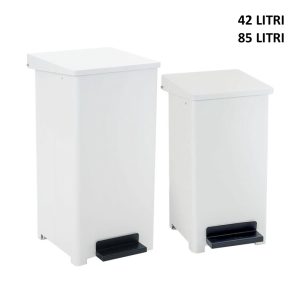 Pattumiera haccp con pedale capacita 42 e 85 litri