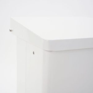 Pattumiera haccp con pedale dettaglio coperchio